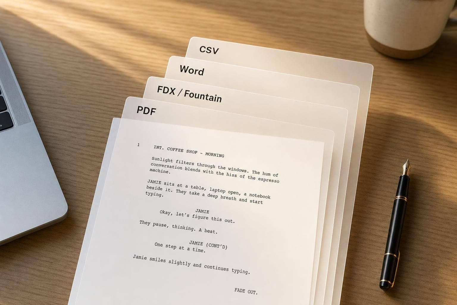 The Complete Guide to Exporting Screenplays in Any Format