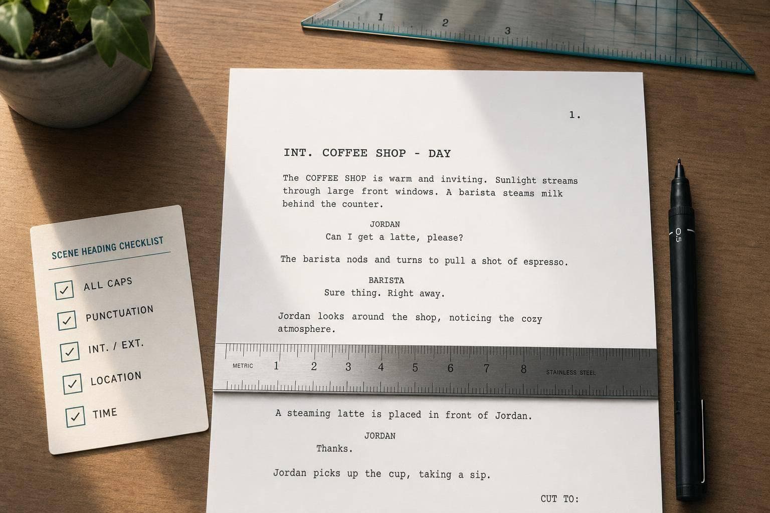 How to Write Scene Headings in Screenplays